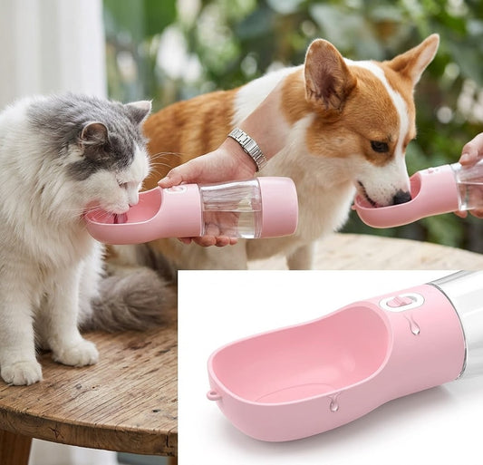 Portable Dog Water Bottle with Food
