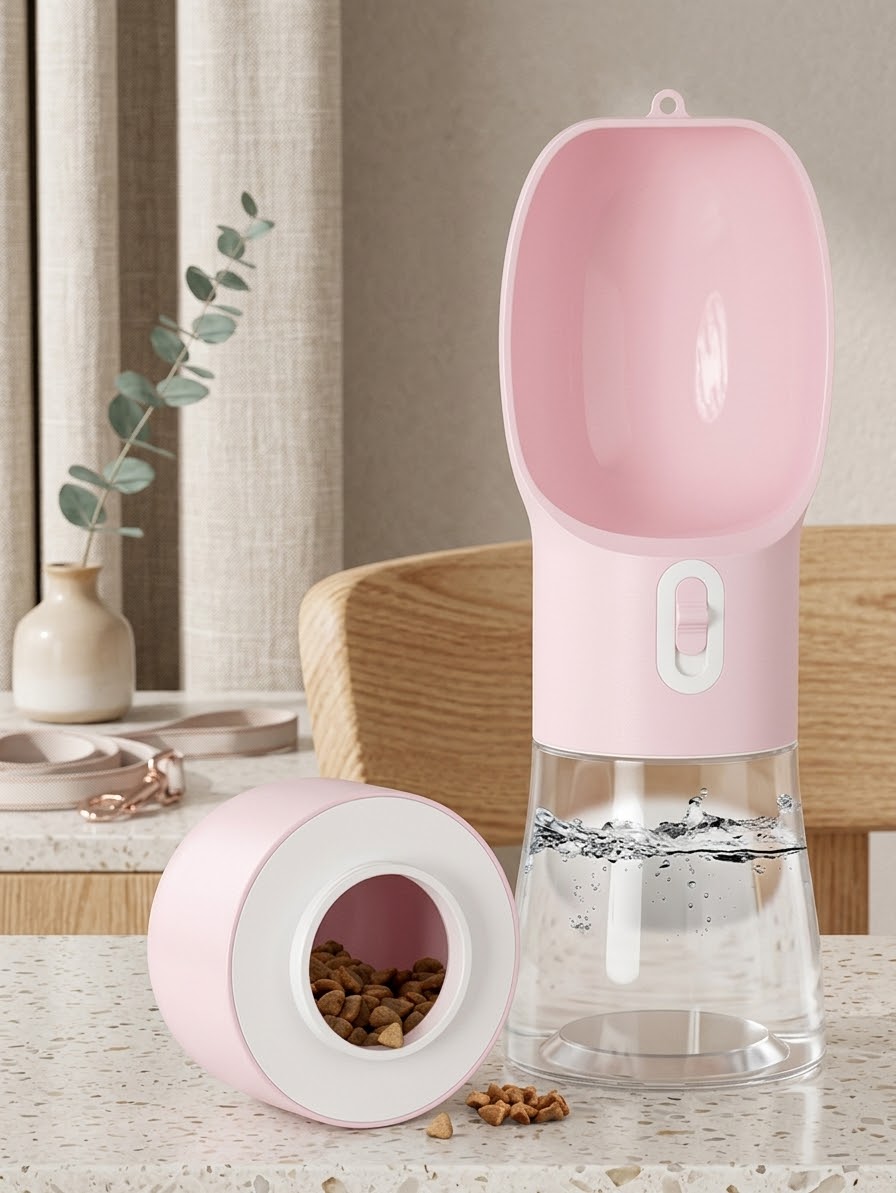 Portable Dog Water Bottle with Food