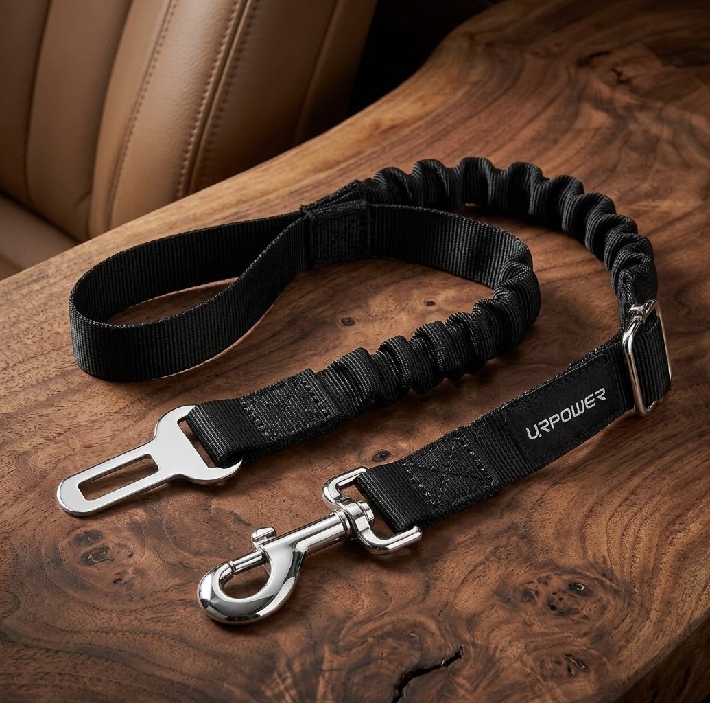 Retractable Dog Seat Belt, Adjustable Safety Belt, 2 Pack