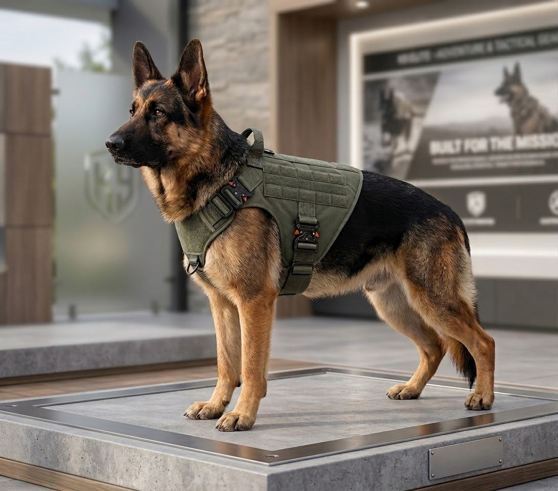 Tactical Dog Harness for Large Dogs - lifestyle