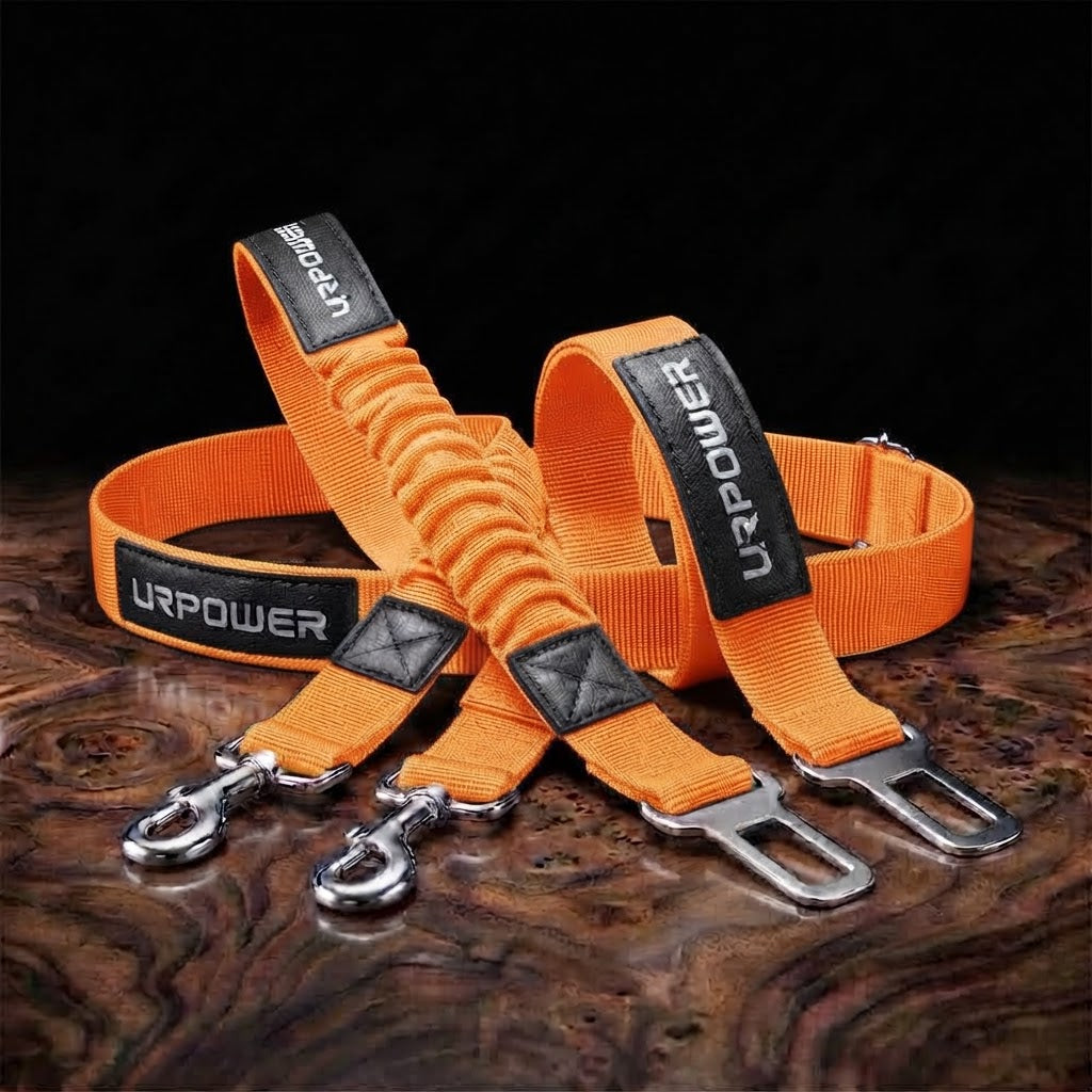 Retractable Dog Seat Belt, Adjustable Safety Belt, 2 Pack
