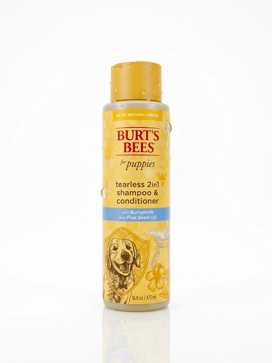 Burts Bees Tearless Puppy Shampoo & Conditioner with Buttermilk, 16 Fl Oz