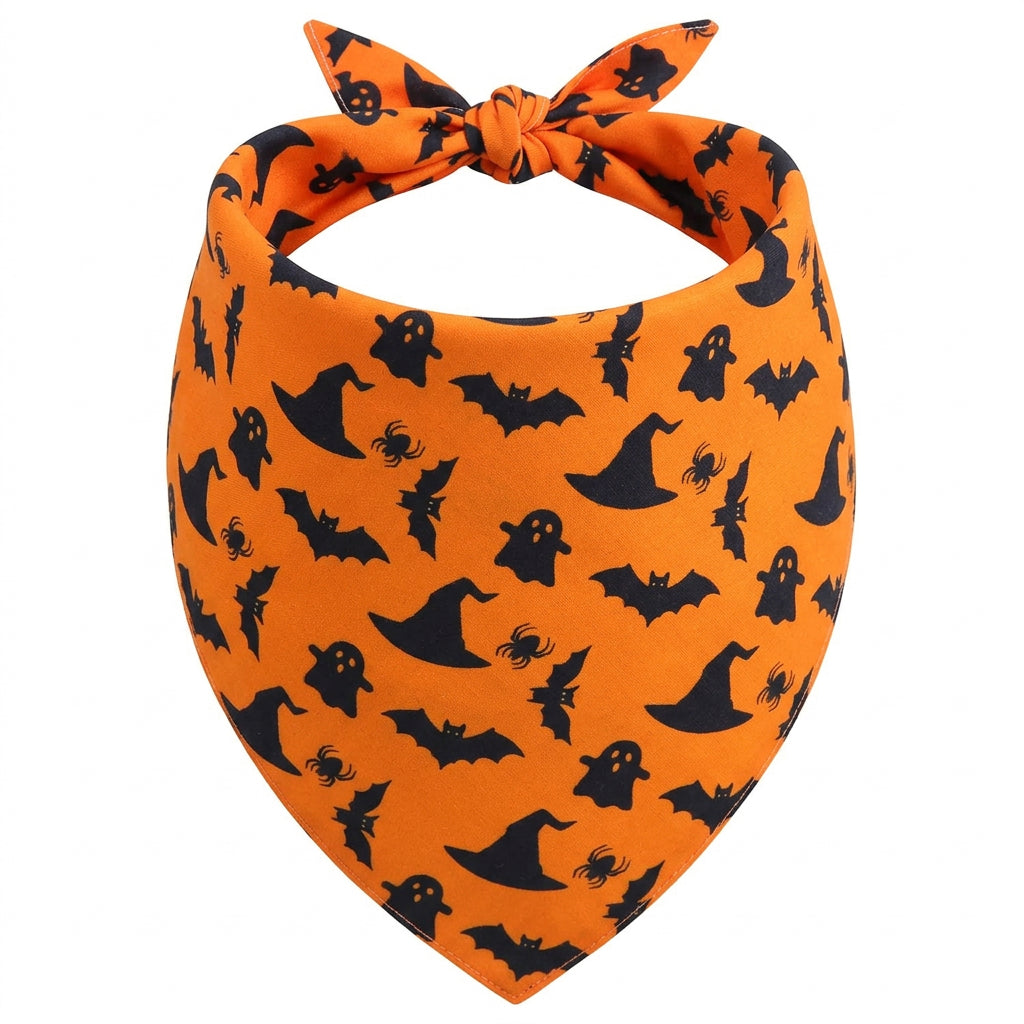 Reversible Dog Bandana - Halloween, Thanksgiving, Valentine, Easter & St Patricks Pet Scarf
