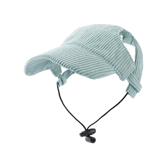 Summer Pet Hat Corduroy Dog Hat with Ear Holes Sunscreen Dog Baseball Cap Outdoor Sports Hat Pet Headwear Adjustable